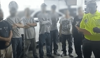 Captura de sujetos dedicados al