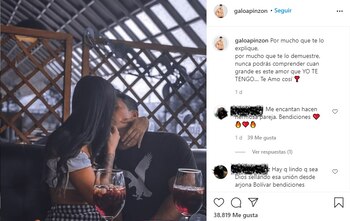 Post en Instagram de Galo.