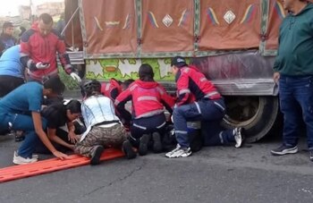 El impacto de un vehículo