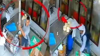 Dueño de negocio se defiende