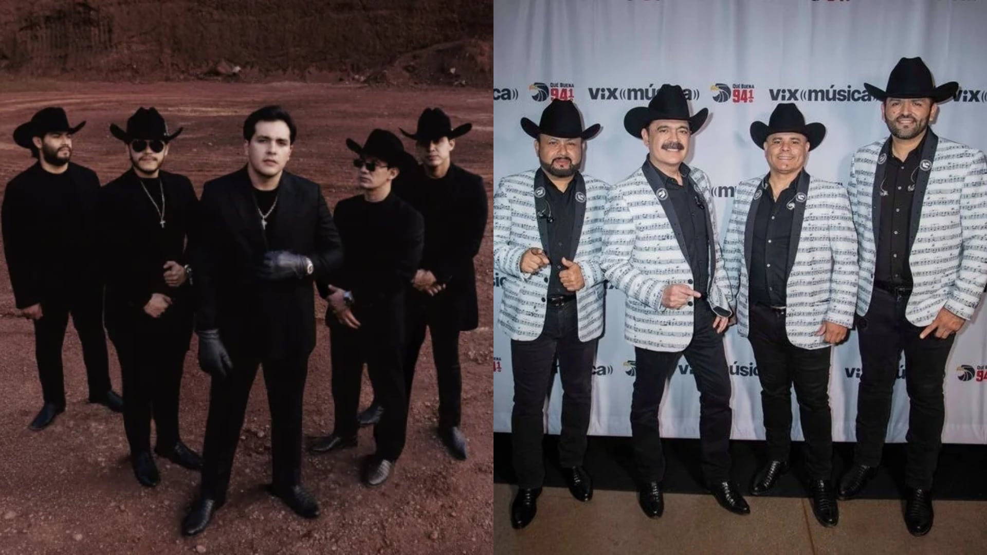 Marca Registrada y Los Tucanes de Tijuana enfrentan sanciones económicas tras cantar narcocorridos durante sus presentaciones en el Palenque de la Expogan 2026 de Chihuahua. (Especial )