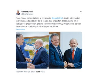 El mensaje de Yamandú Orsi