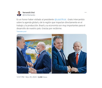 El mensaje de Yamandú Orsi en X