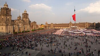 El 'Zócalo' de México. En