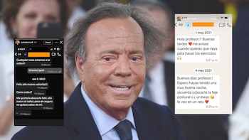 Julio Iglesias difunde mensajes de