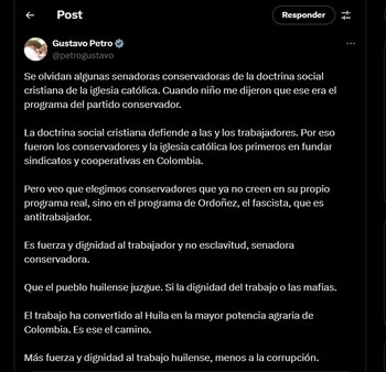 El presidente revivió la historia