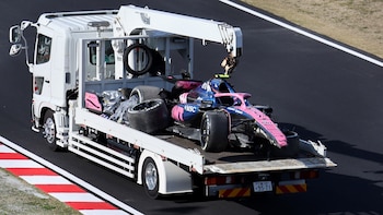 Jack Doohan volvió a chocar