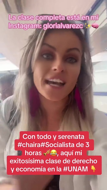 La influencer mencionó que no