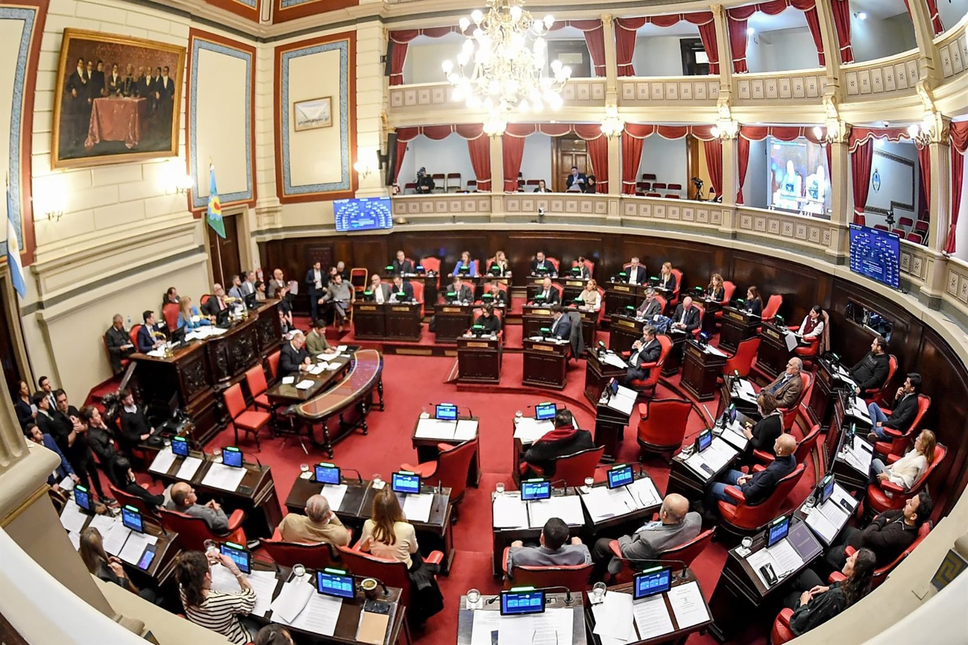 Kicillof espera que el Senado vote dos proyectos de su autoría. (Prensa Senado BA)