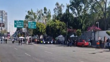 Manifestación avenida Universidad CDMX