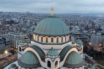 Belgrado, capital de Serbia, mezcla