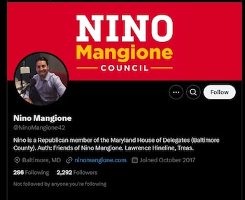 El legislador republicano de Maryland es primo del presunto asesino de Brian Thompson y también está relacionado con la teoría conspitativa del número 286. (X/@NinoMangione42)