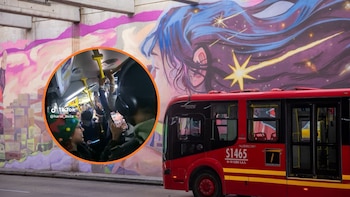 En video: usuarios de Transmilenio