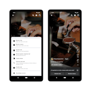La aplicación permite elegir qué