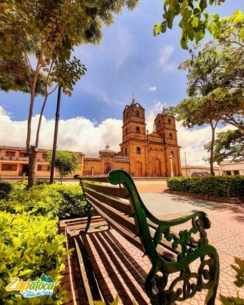 Zapatoca conserva un casco urbano de calles estrechas y arquitectura de origen español y europeo desde su fundación en 1743 - crédito Alcaldía Municipal de Zapatoca