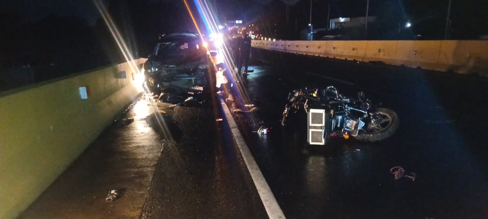 La conducción bajo los efectos del alcohol y el exceso de velocidad continúan provocando siniestros fatales en las carreteras salvadoreñas (Cortesía: PNC).