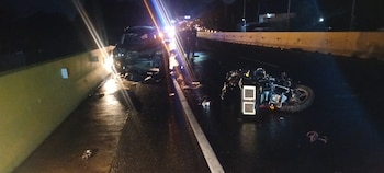 La conducción bajo los efectos del alcohol y el exceso de velocidad continúan provocando siniestros fatales en las carreteras salvadoreñas (Cortesía: PNC).