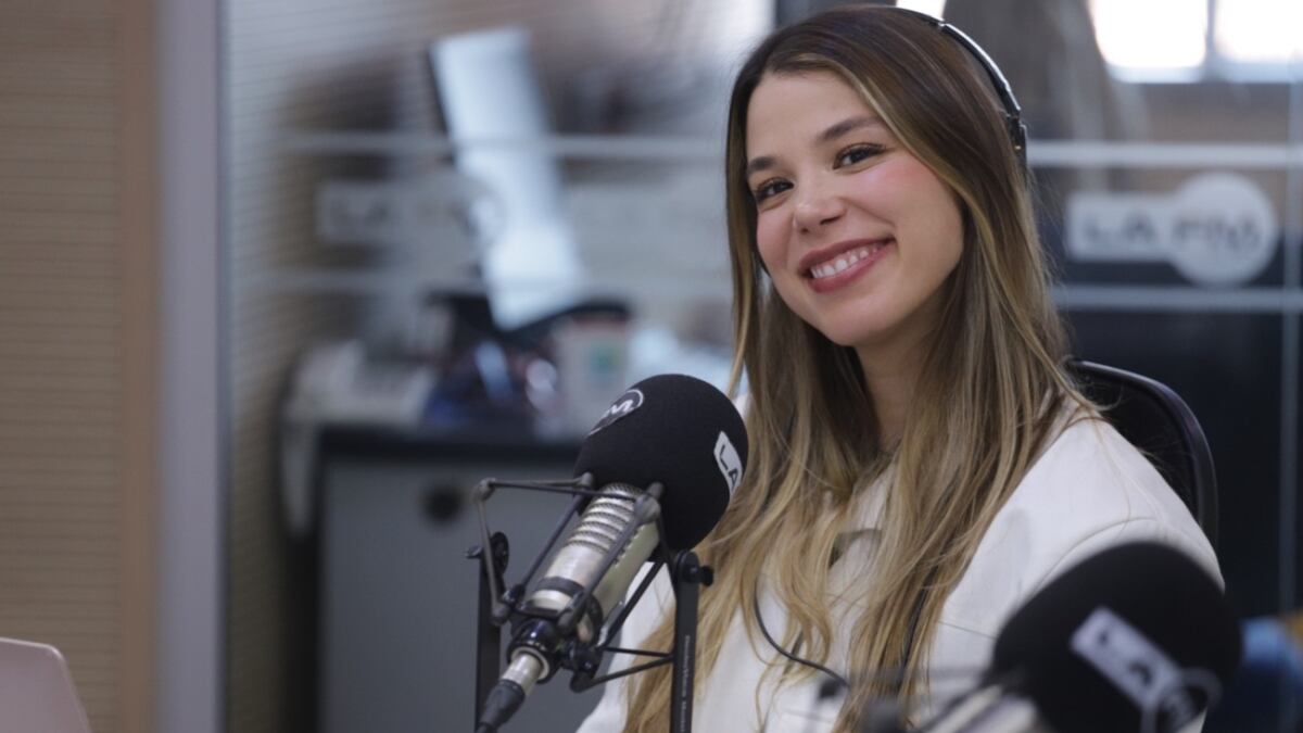 Dominica Duque dio sus primeros pasos en la radio, y reveló que le costó hacerse un lugar en la televisión - crédito RCN Radio