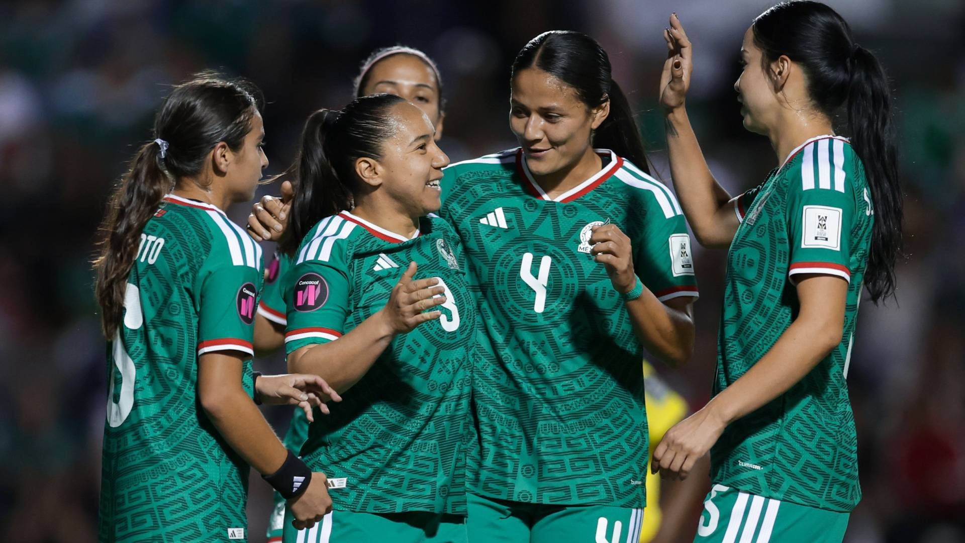 Charlyn Corral, María Sánchez e Stephany Mayor liderarão o ataque da Seleção Feminina Mexicana contra Porto Rico. (Seleção Nacional Feminina Mexicana TW)