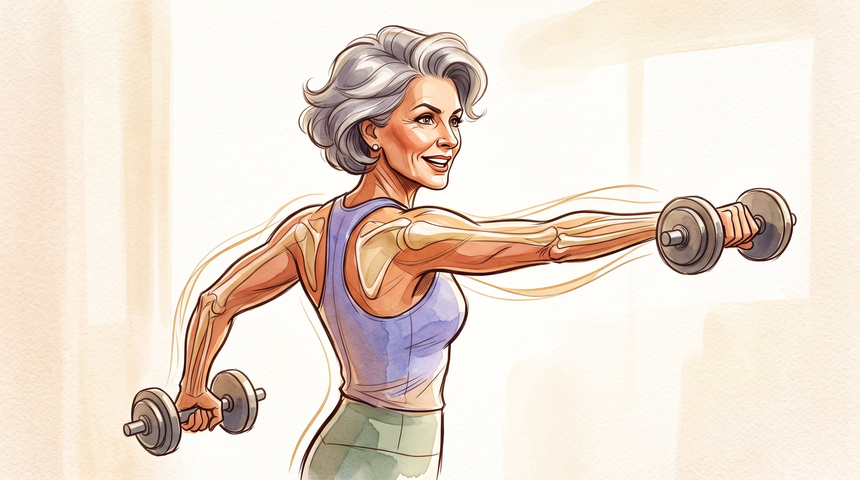 La disminución de estrógeno durante la menopausia afecta el tejido óseo y eleva la propensión a sufrir fracturas (Imagen Ilustrativa Infobae)