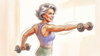 La fuerza y los ejercicios con carga ganan lugar durante la menopausia