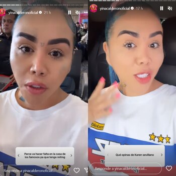 Yina Calderón habló de La