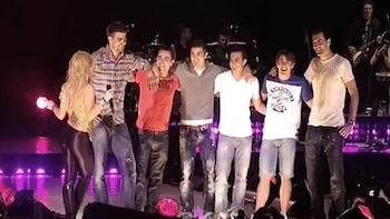 Shakira en un show en