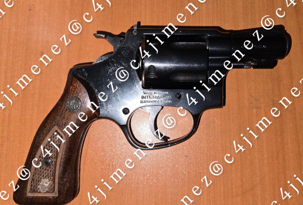 El arma que utilizó el menor fue entregada a las autoridades. (X @c4jimenez)