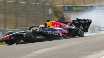 El fuerte accidente de Max Verstappen que provocó una bandera roja en el Gran Premio de Países Bajos de F1