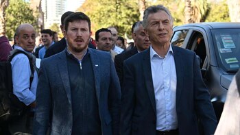 Mauricio Macri y Federico Angelini