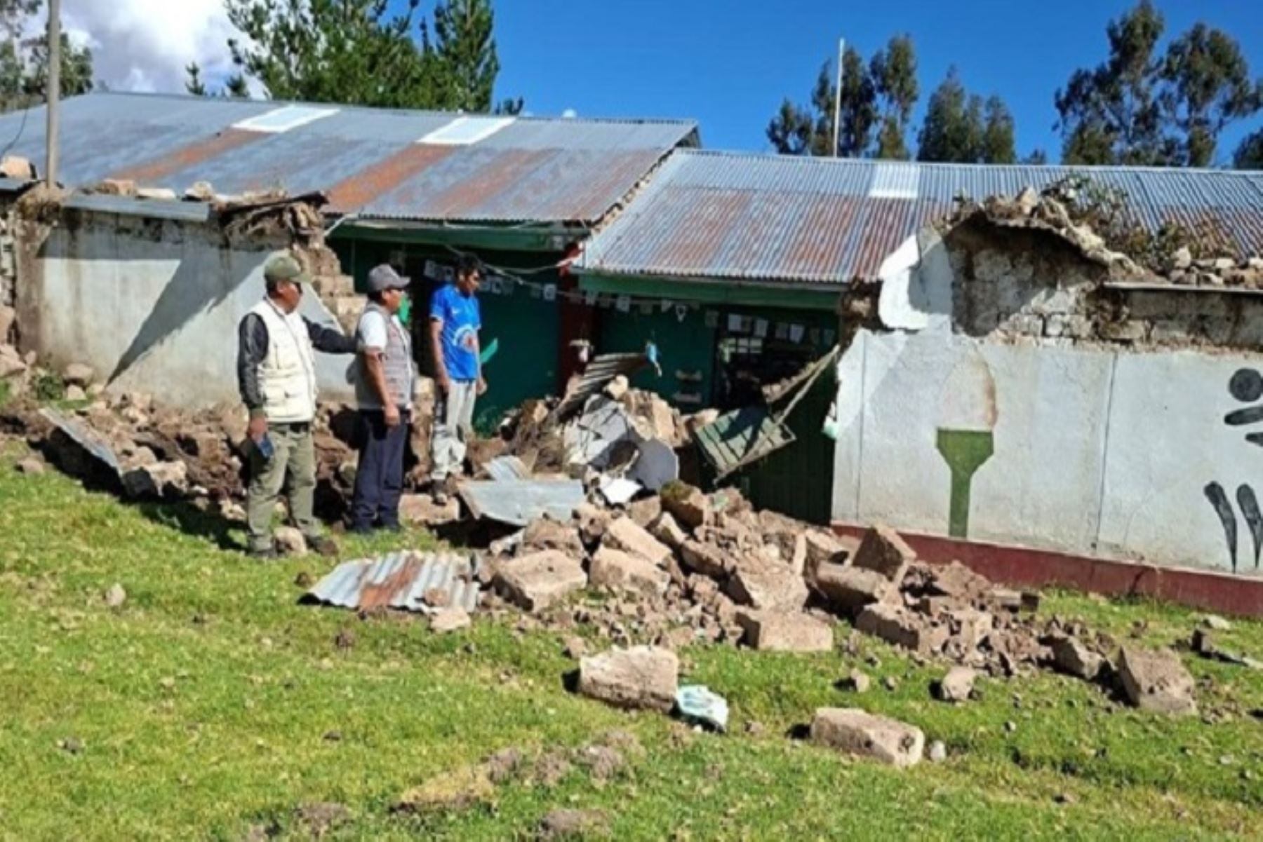 Decenas de inmuebles quedaron dañados en Ayacucho debido al sismo de 6.0 registrado el pasado sábado 17 de mayo.