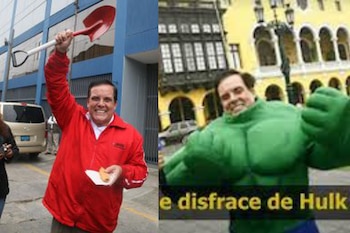 Gonzalo Alegría durante la campaña