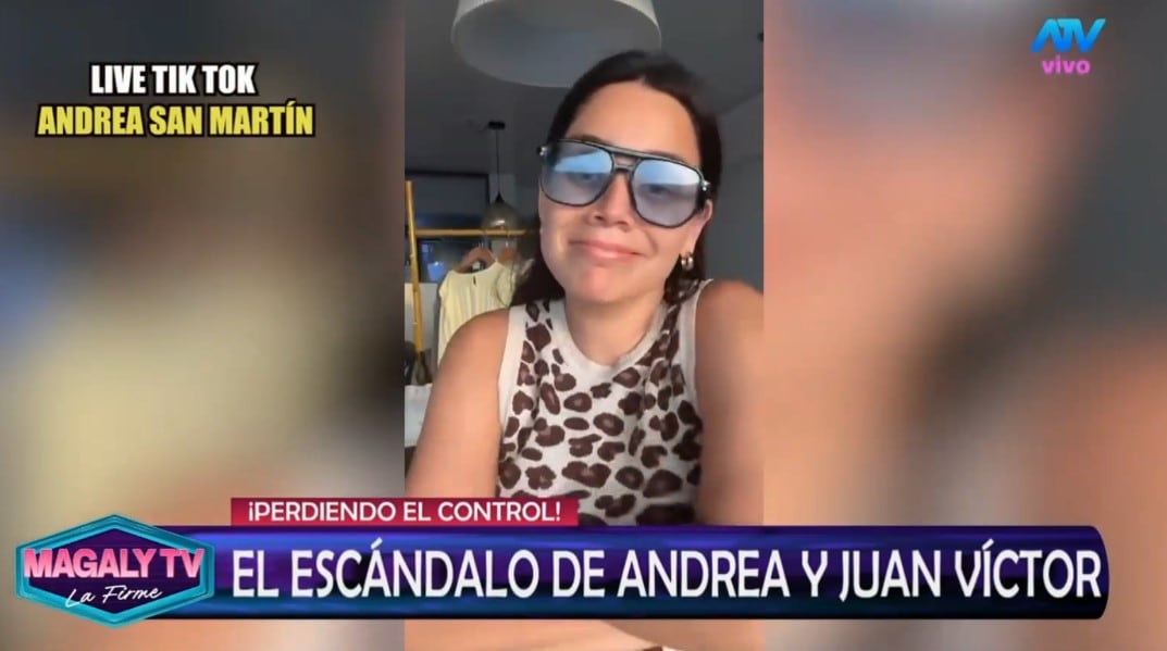 Andrea San Martín tiene prohibido acercarse a su hija y su abogado cuestiona su detención. Captura: Magaly TV La Firme.