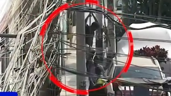 Tres sujetos fueron detenidos y ahora se someterán a una investigación policial - Créditos: Captura de pantalla de ATV.