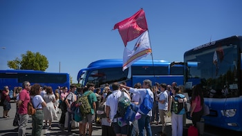 Madrid recibe a miles de peregrinos y despliega operativos de acogida por la visita del papa León XIV
