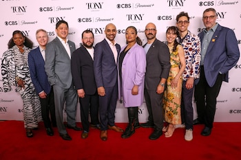 Los protagonistas nominados de "Buena Vista Social Club" durante la recepción de prensa de los Premios Tony 2025 en Nueva York, el 8 de mayo de 2025