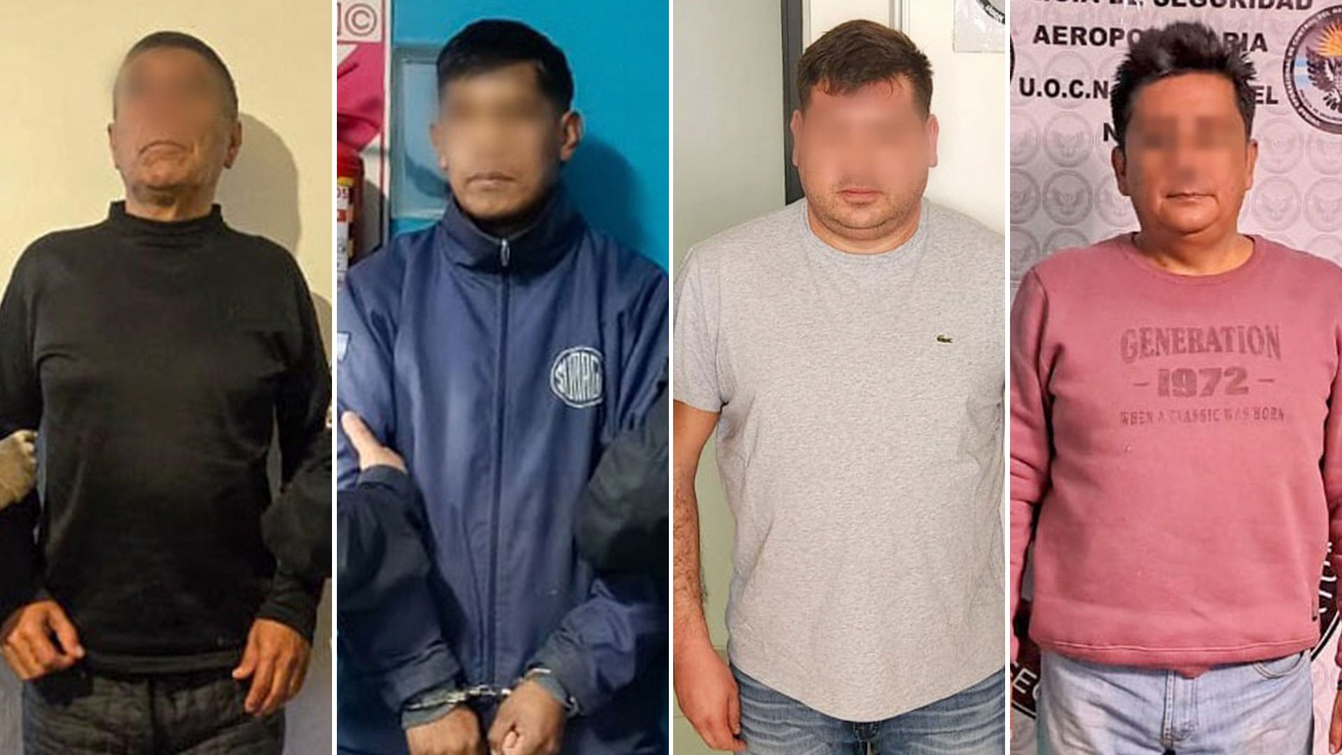 Los cuatro sospechosos detenidos