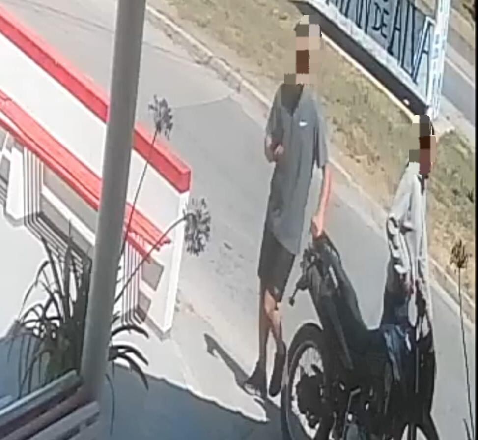 Las cámaras de seguridad grabaron la fuga de la banda