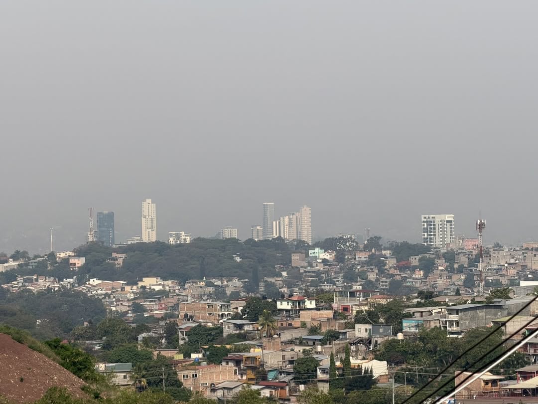 La capital hondureña presentó una calidad del aire clasificada como no saludable. (FOTO: Instagram)
