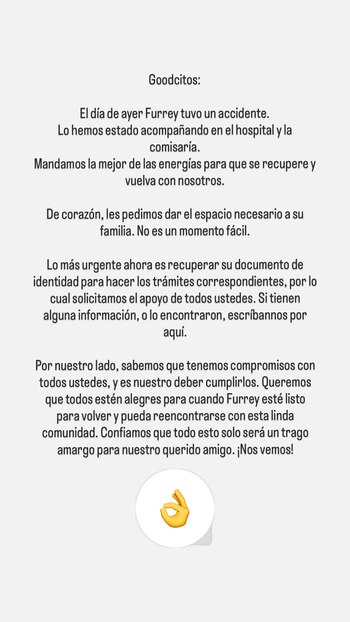 Comunicado de 'Habla Good'