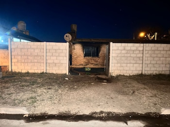 El incendio en la vivienda