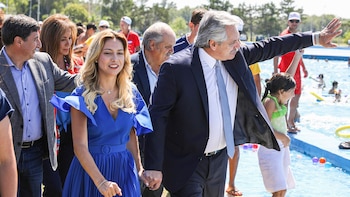 Alberto Fernandez y Fabiola Yañez