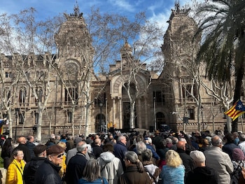 Concentración ante el TSJC en