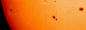Las manchas solares, más frías