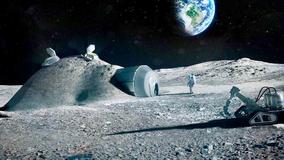 El ingeniero Alex Ellery propuso utilizar minerales lunares como la anortita para fabricar cerámica en la Luna, una opción prometedora para la colonización lunar. (NASA)