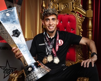 Martín Pérez Guedes fue uno de los jugadores importantes de Universitario en el reciente tricampeonato nacional. - créditos: Universitario