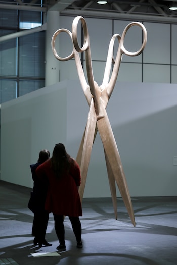 "Die Doppelgängerin" de Valie Export en Art Basel (REUTERS/Arnd Wiegmann)