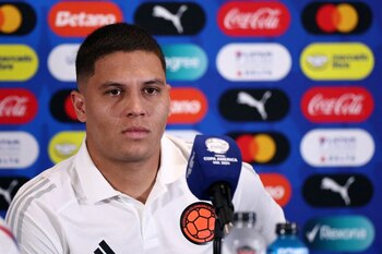 El mediocampista Juan Fernando