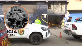 El ataque ocurrió a plena luz del día, cuando dos sujetos en motocicleta dispararon varias veces contra el empresario frente a su car wash. Foto: Composición Infobae Perú