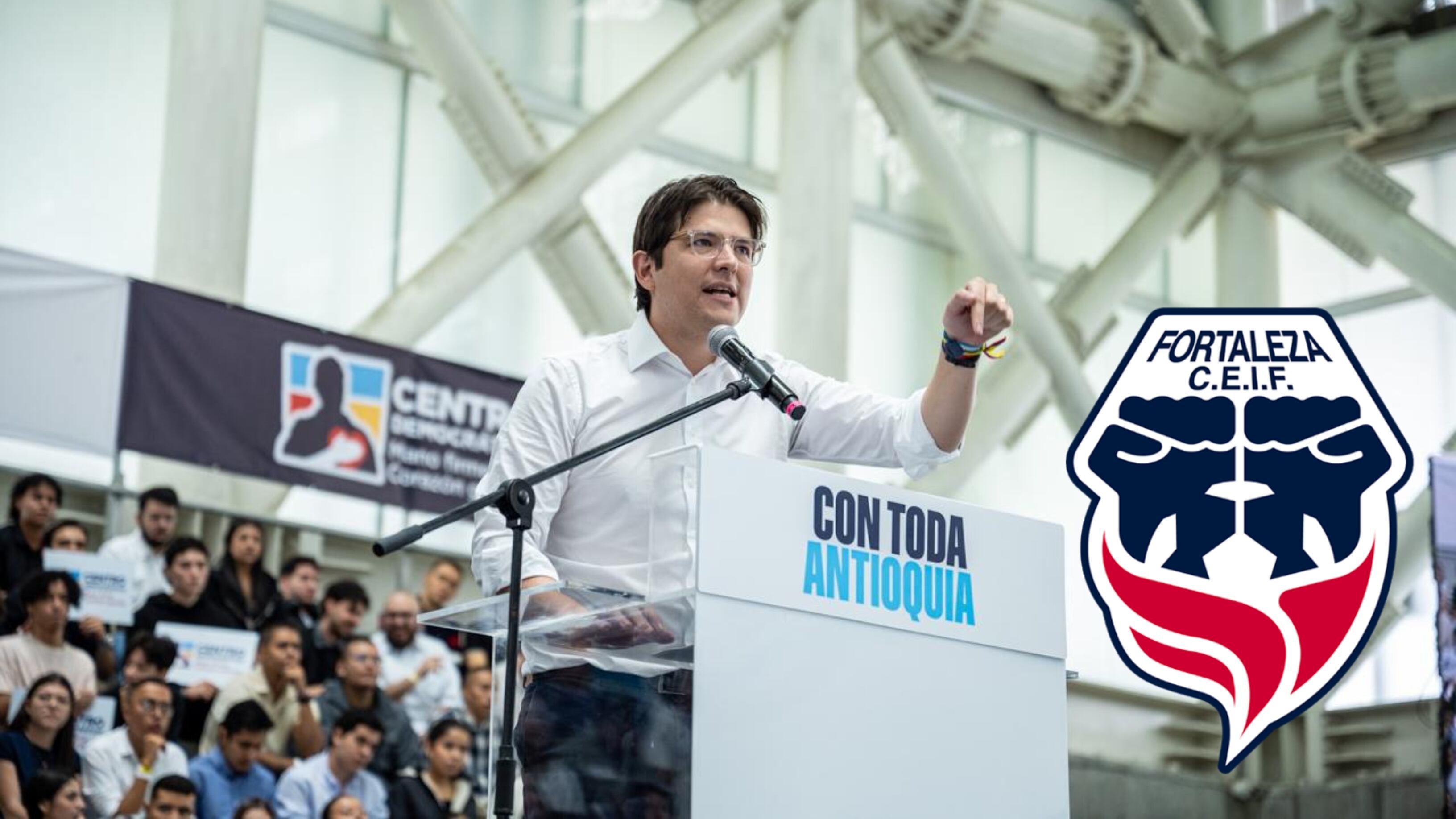 Fortaleza CEIF es el único equipo del fútbol colombiano que se ha pronunciado sobre el atentado en contra de Miguel Uribe Turbay - crédito Miguel Uribe Turbay